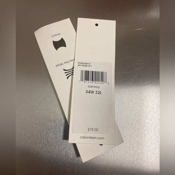 Men’s Calvin Klein Slim fit pants - Picture 8 of 8